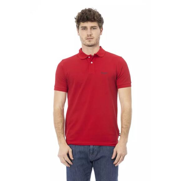 Baldinini Trend Red Cashmere Men Sweater main image 0